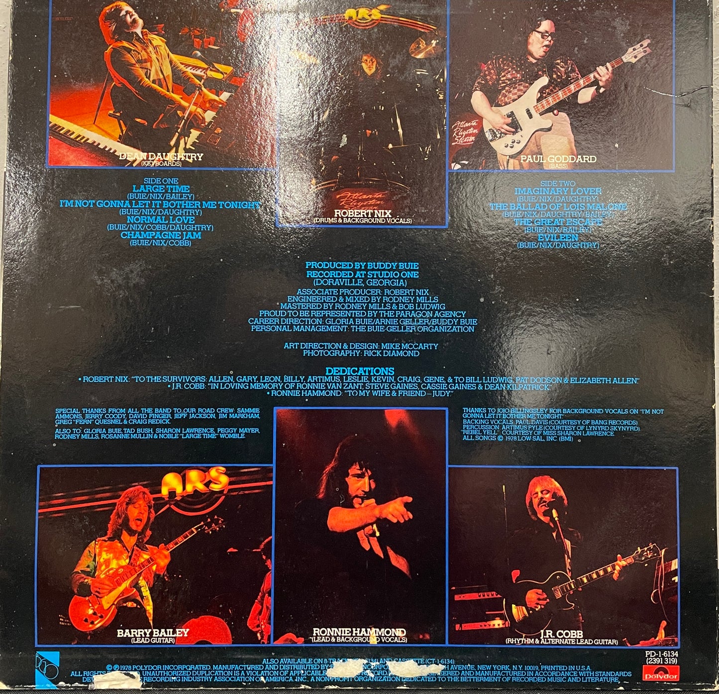 Atlanta Rhythm Section: Champagne Jam Vinyl LP