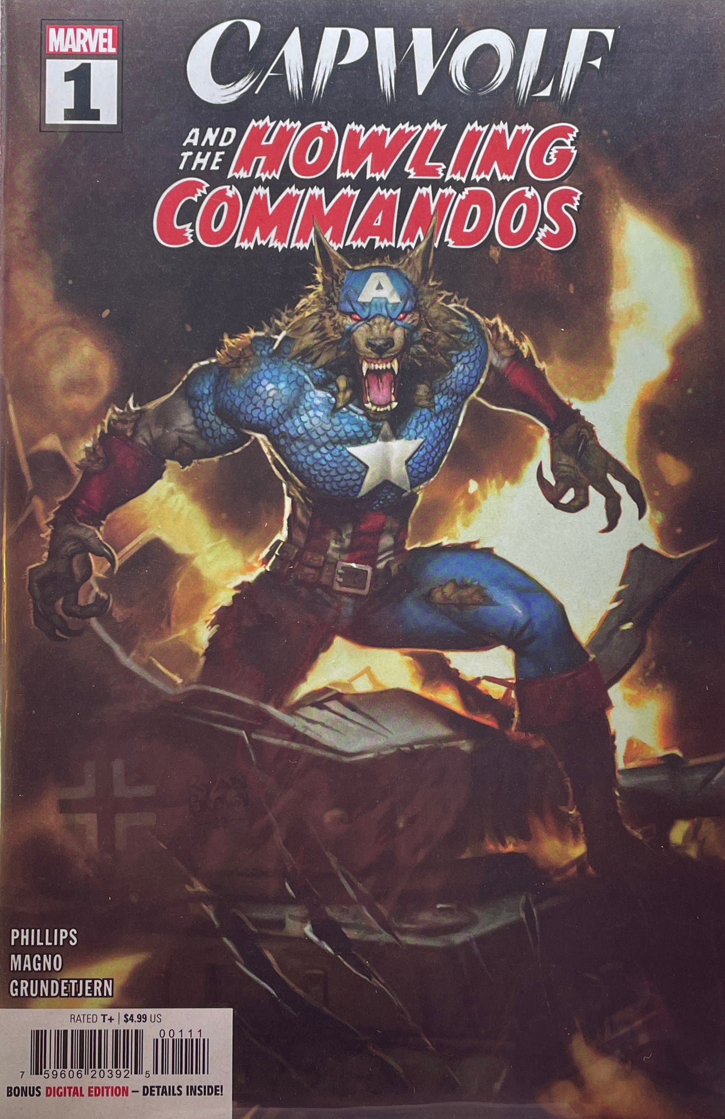 Capwolf First Appearance CapWolf and his Howling Commandos complete mini series issues #1-4 ...