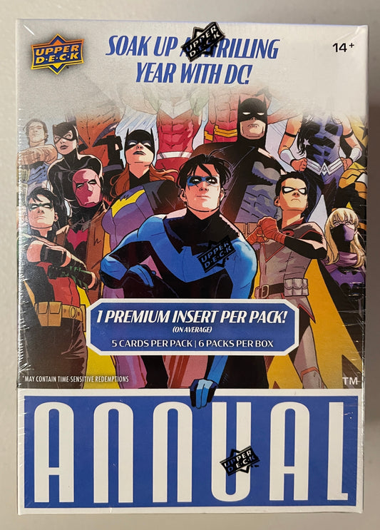 2024 DC Annual Trading Card Booster Box by Upper Deck (manufacturer sealed)
