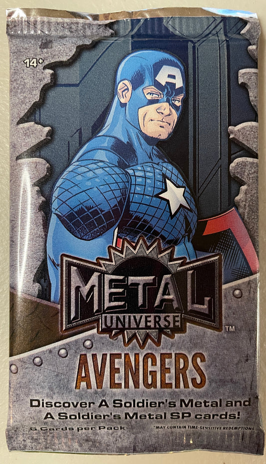 Marvel Metal Universe Trading card pack by Skybox (6 card pack)