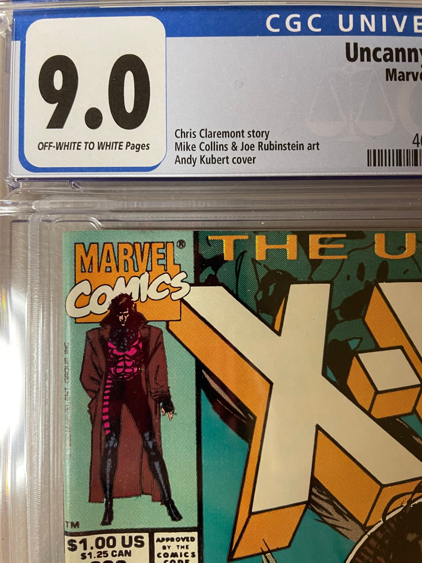 Uncanny X-Men #266 (first appearance of Gambit) CGC Graded 9.0