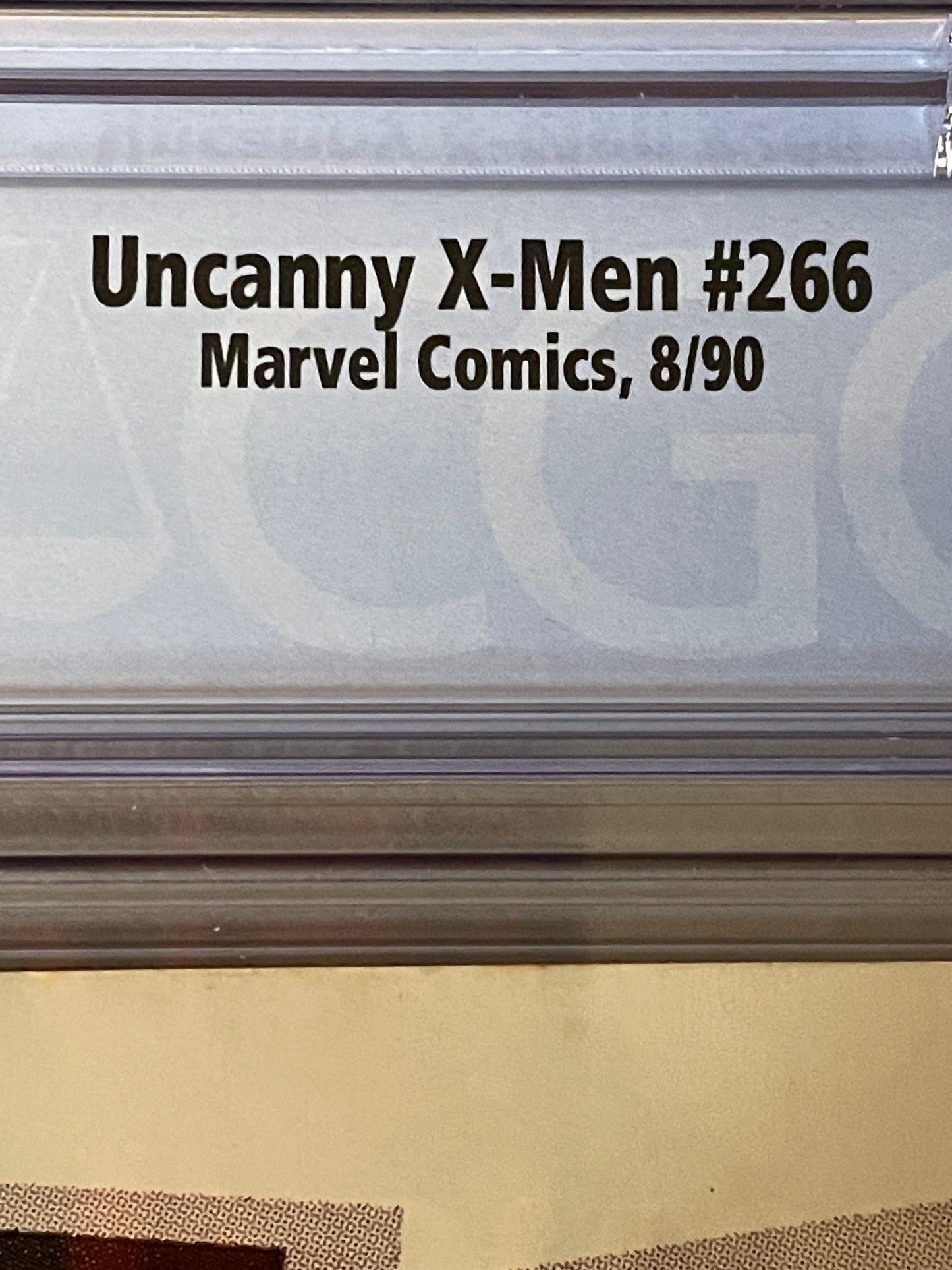 Uncanny X-Men #266 (first appearance of Gambit) CGC Graded 9.0