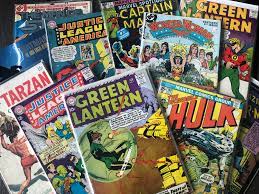 A large pile of retro and vintage comic books