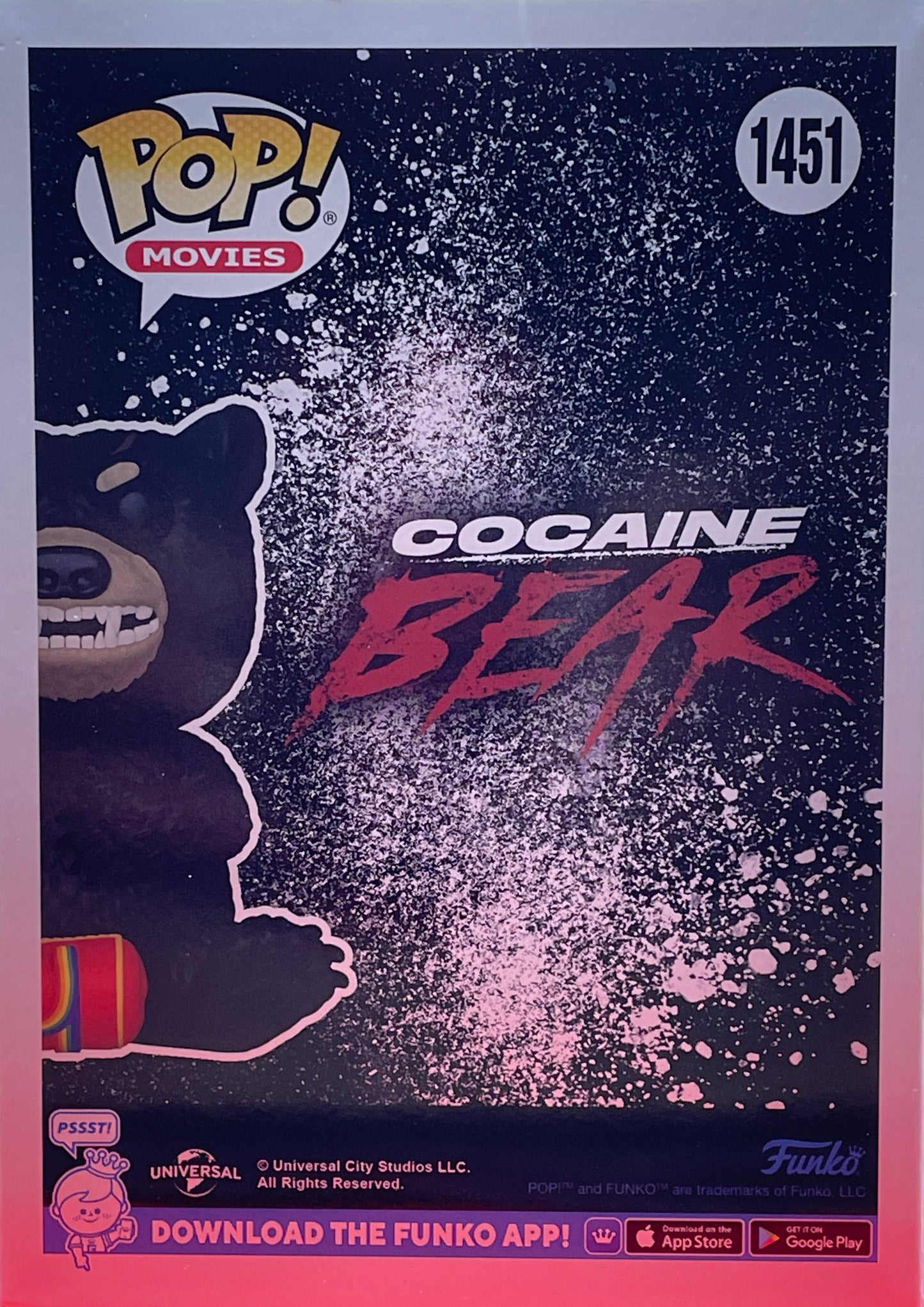 Funko Pop! #1451 Cocaine Bear with Bag