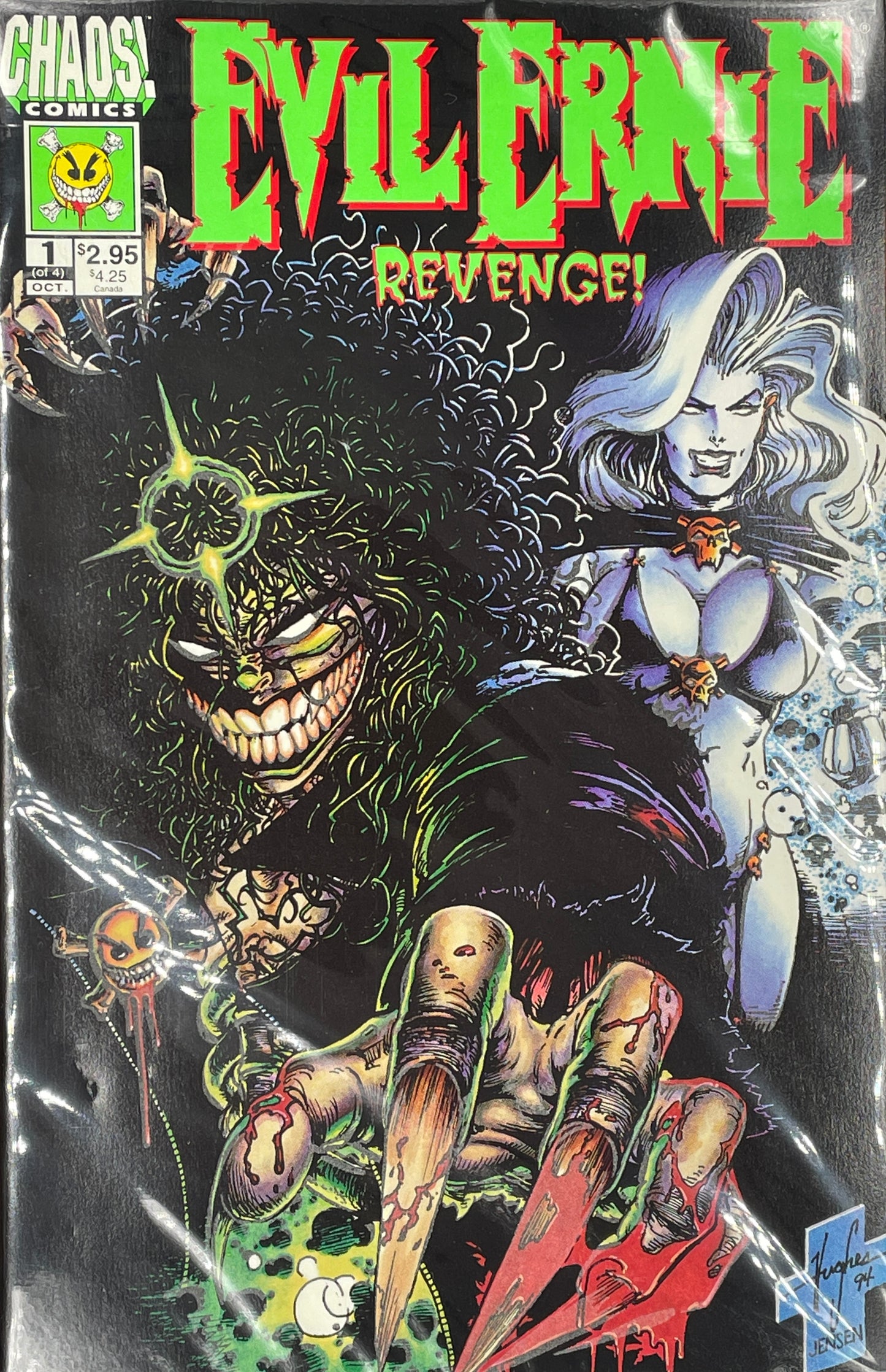 Evil Ernie Revenge #1-4 (Issue 1 feat: Lady Death)