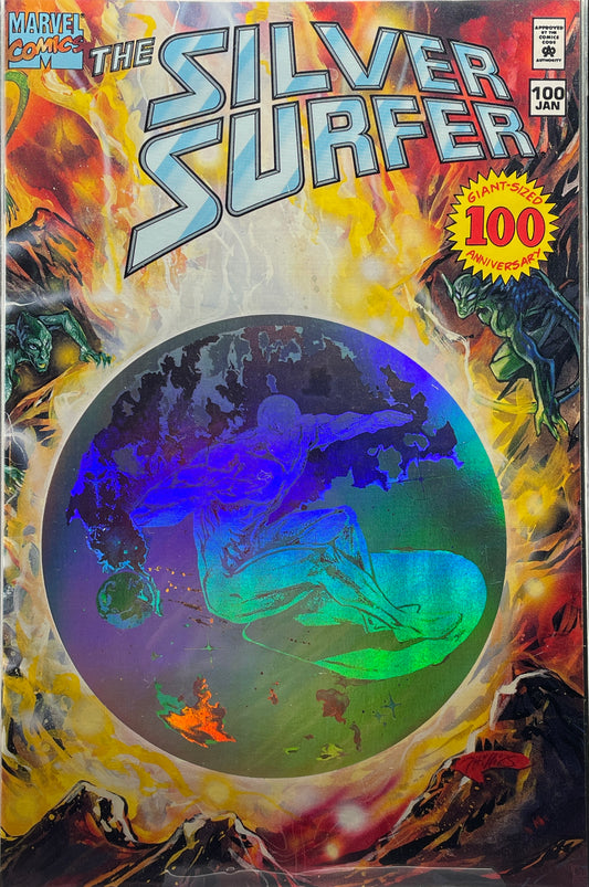 Silver Surfer #100 Holographic Cover