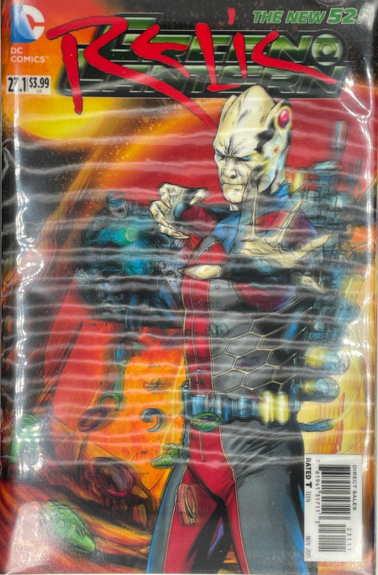 Green Lantern #23.1 (Lenticular 3-D Cover) "Relic" Direct Edition