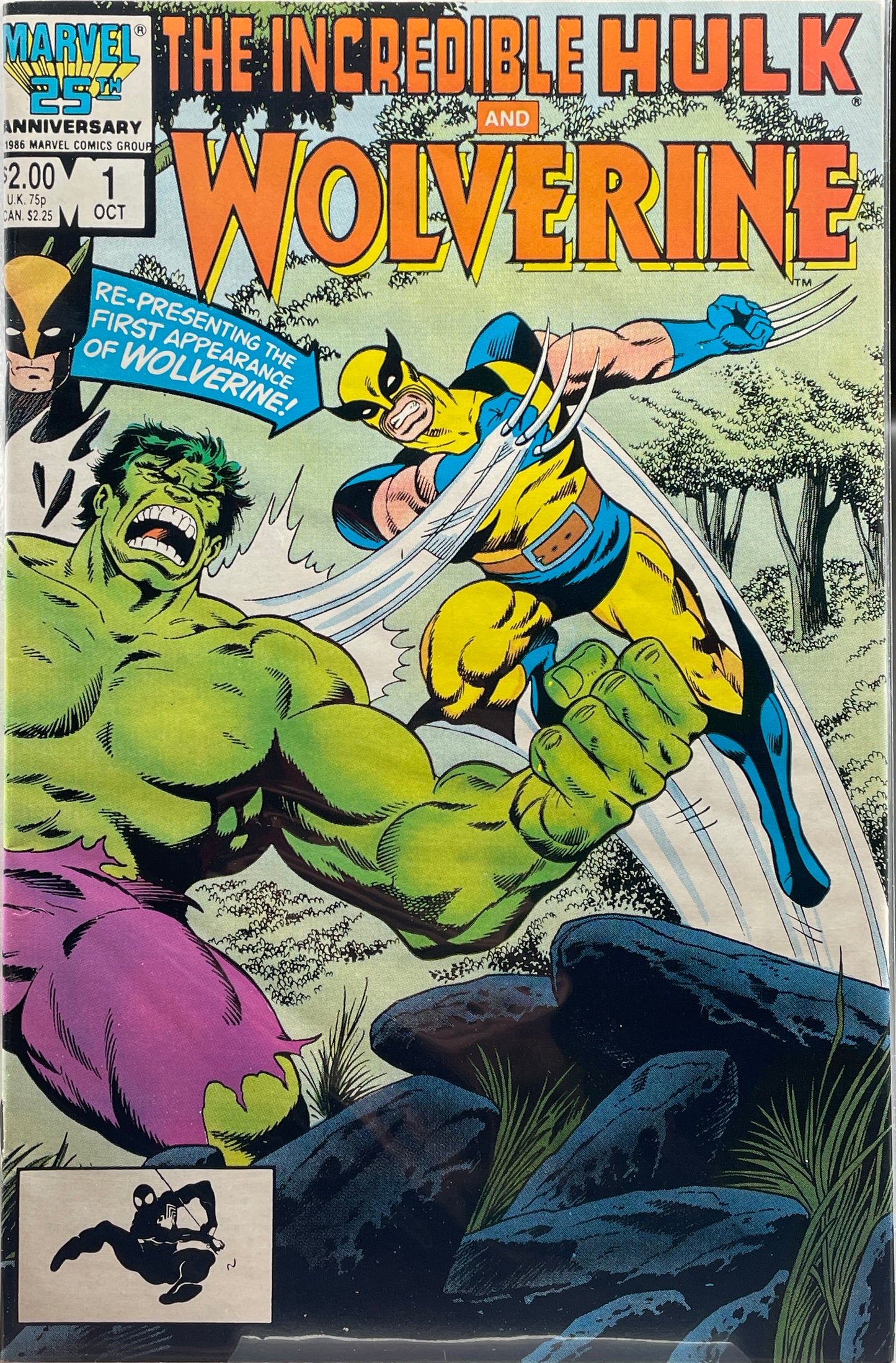 The Incredible Hulk and Wolverine #1 (re-presenting 1st appearance of Wolverine)