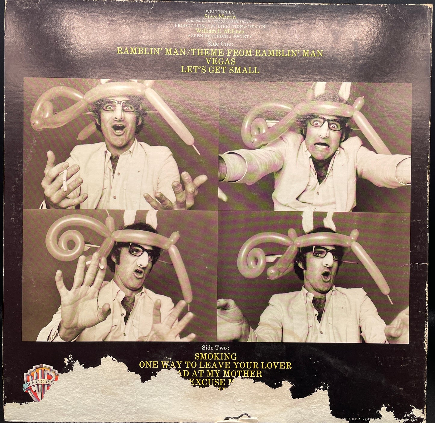 Steve Martin: Let’s get small Vinyl LP (Clearance)