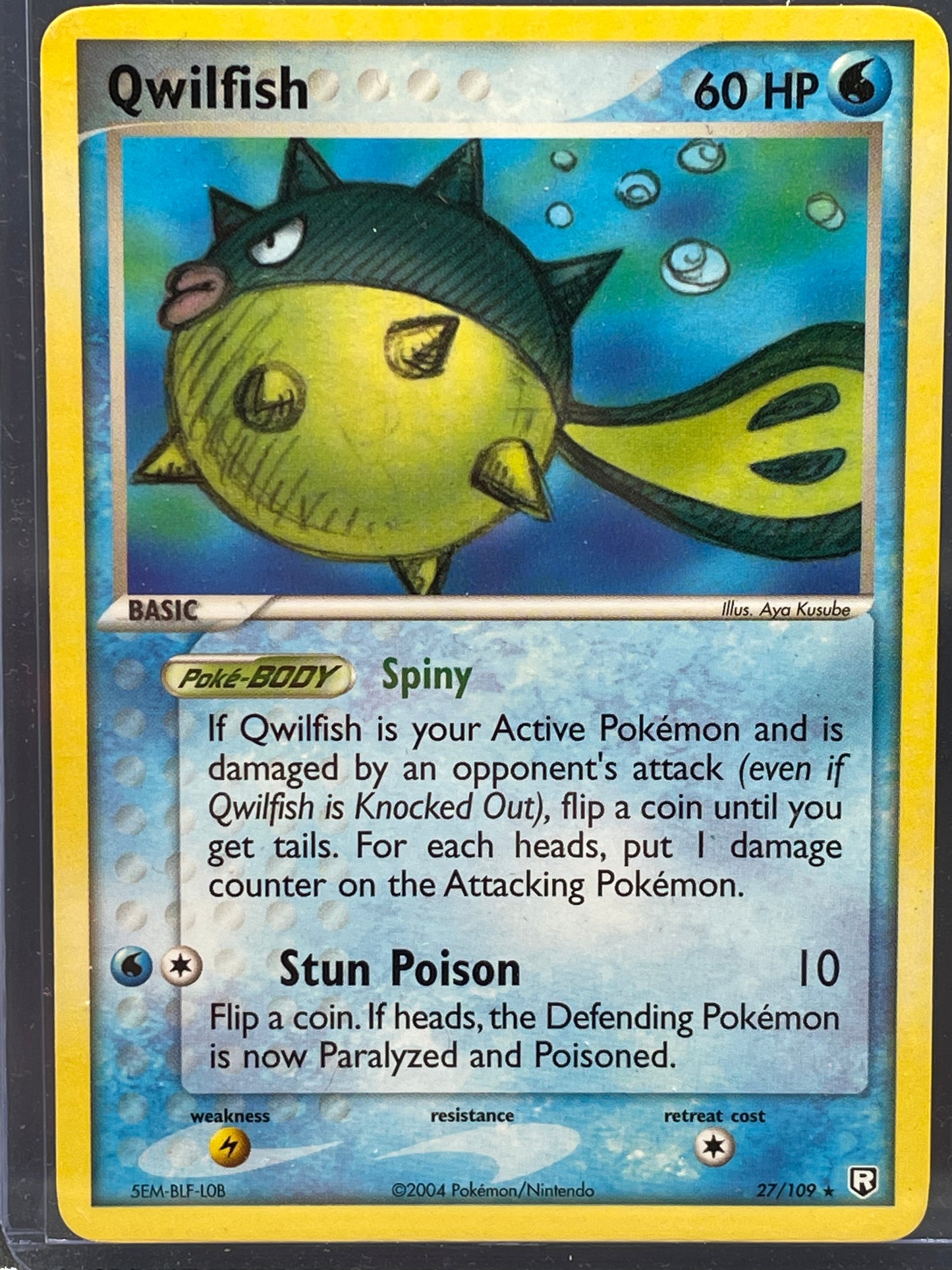 Pokemon Card: Qwilfish