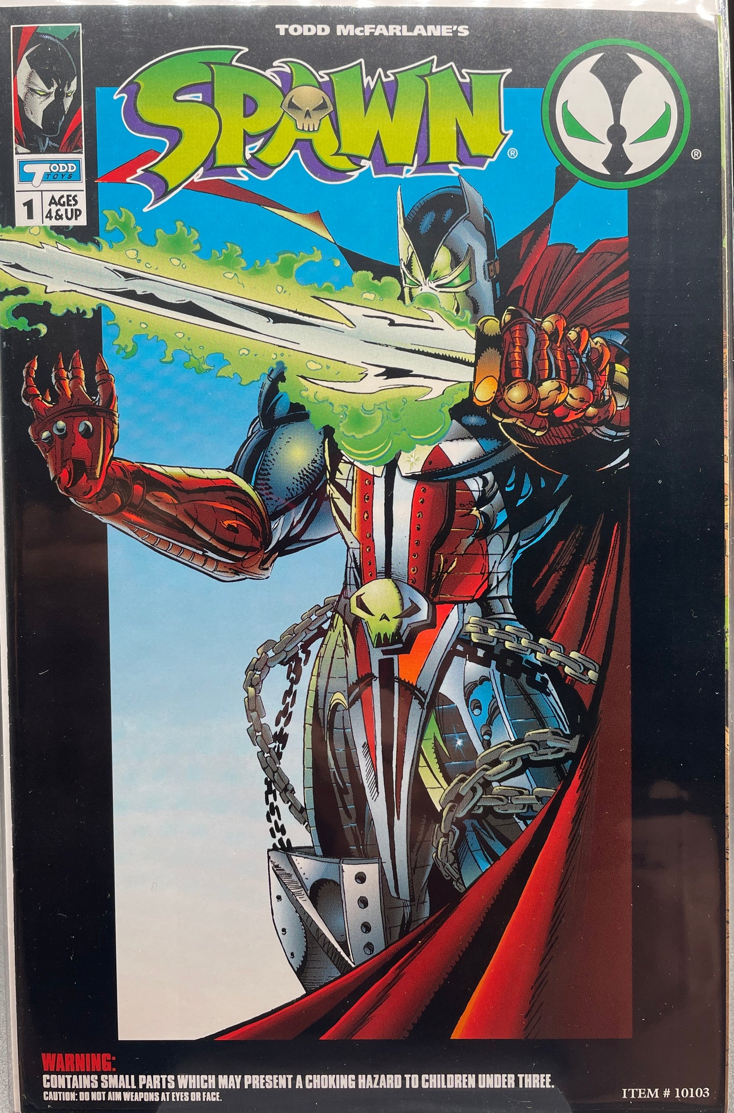 Spawn Toy Comic #1 variant B (Direct Edition)