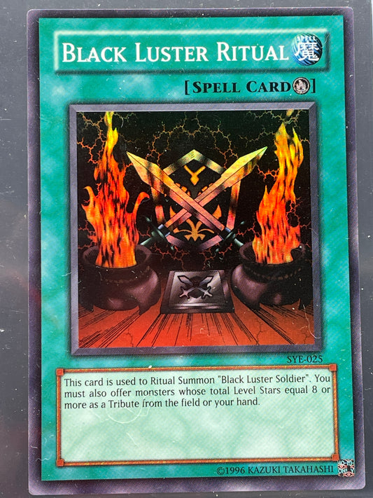 Yu-Gi-Oh Card: Black Lackluster Ritual