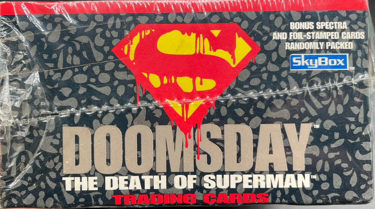 1992 Skybox Doomsday: Death of Superman Trading cards box set (FACTORY SEALED)