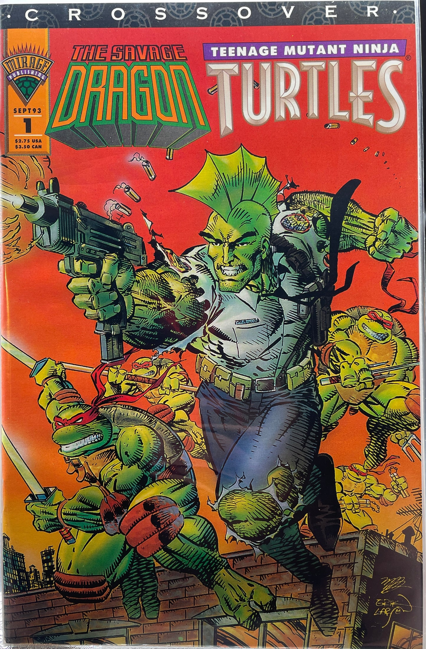 The Savage Dragon/Teenage Mutant Ninja Turtle Crossover #1 (Direct Edition)