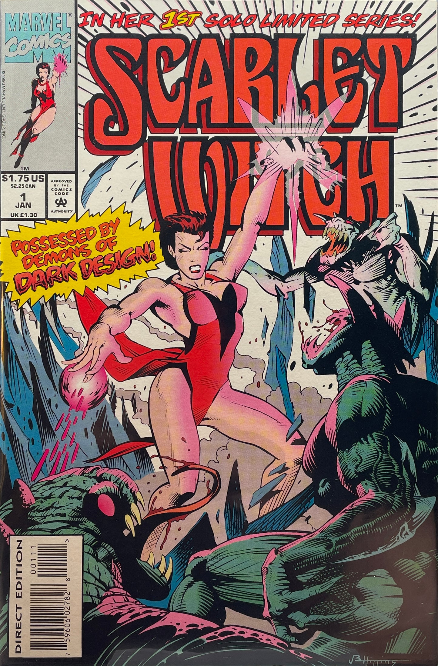 Scarlet Witch mini series 1994 #1 (Direct Edition)