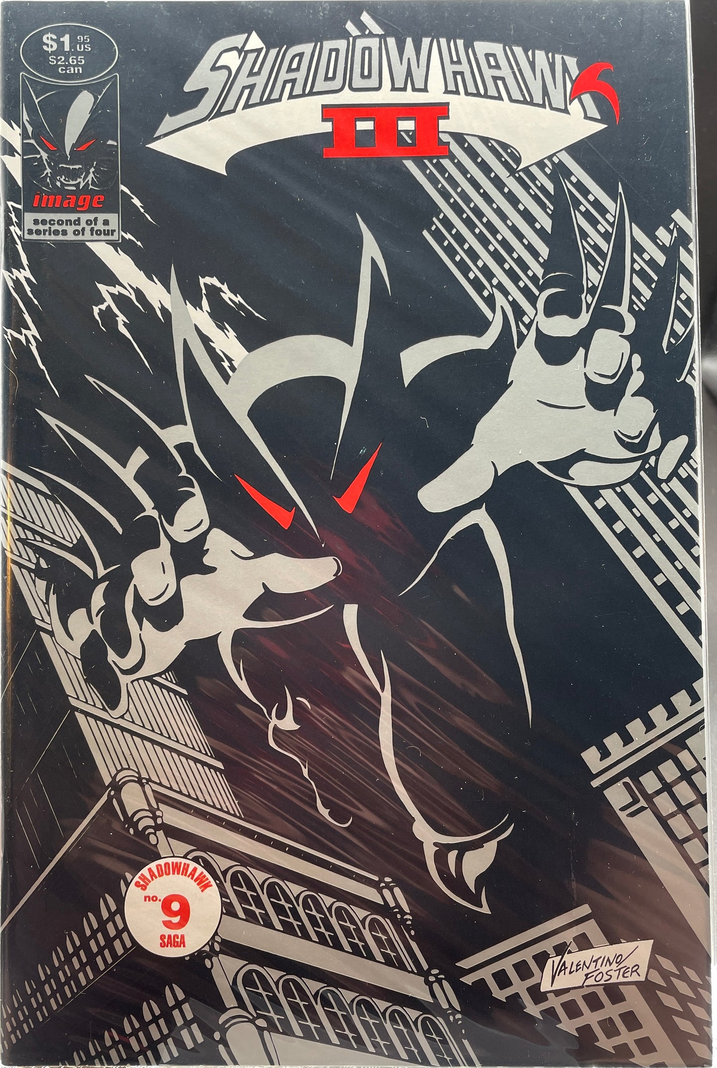 Shadowhawk III #1-4 Complete 4-part series (Direct Edition)