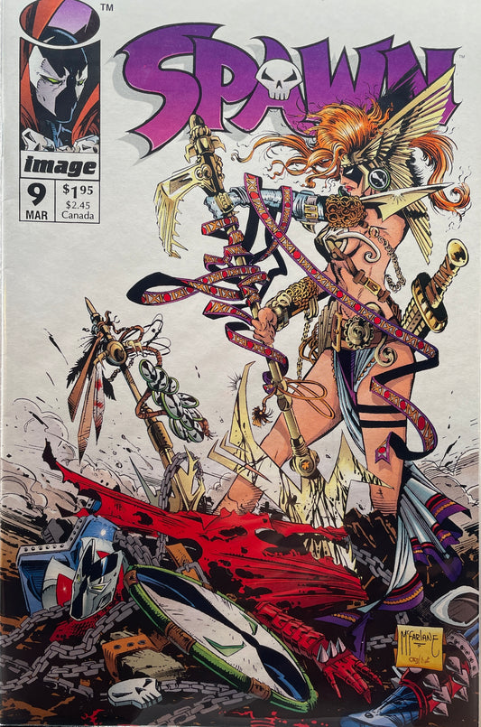 Spawn #9 first appearance of Angela (Direct Edition) Clearance