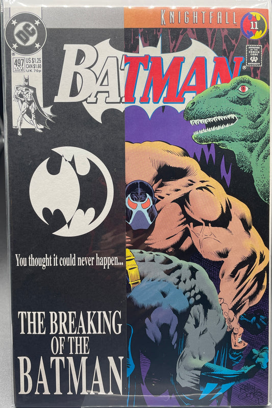 Batman #497 (Bane breaks Batman’s back) Direct Edition