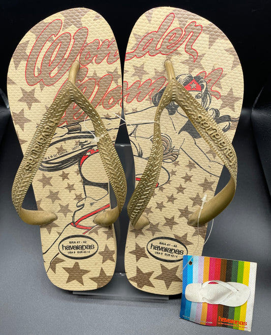 Wonder Woman Flip-Flops by Havaianas (Size 9)