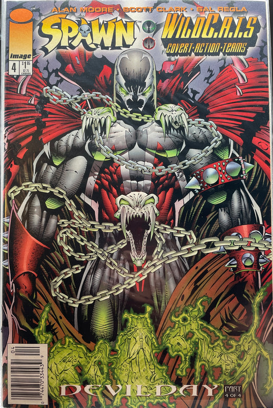 Spawn/WildC.A.T.S. #4 (Newsstand Edition)