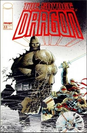 Savage Dragon #22 feat: Teenage Mutant Ninja Turtles