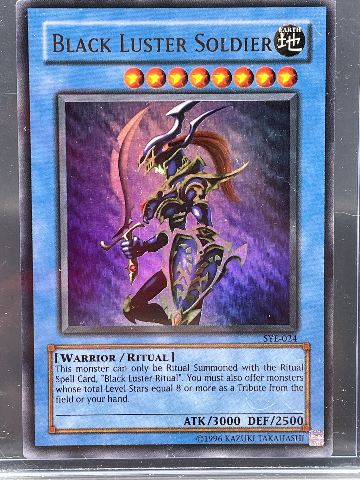 Yu-Gi-Oh Card: Black Luster Soldier