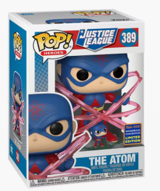 Funko Pop! #389 Justice League The Atom (2021 Wondrous Convention Limited Edition)