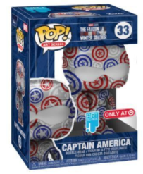 Funko Pop! #33 Falcon & Winter Soldier Captain America Art Series (Target Exclusive)