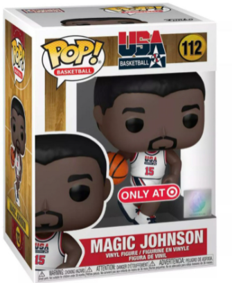 Funko Pop! #112 USA Basketball Magic Johnson (Target Exclusive)