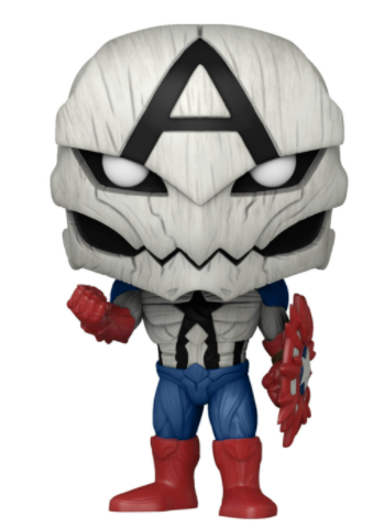 Funko Pop! #856 Venom Poison Captain America (Pop in a Box Exclusive)