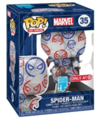 Funko Pop! #35 Spider-Man Art Series (Target Exclusive)