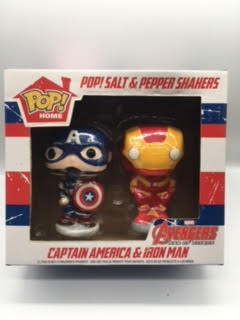 Funko Pop! Iron Man & Captain America Salt & Pepper Shakers (Clearance)