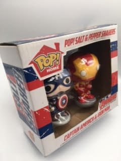 Funko Pop! Iron Man & Captain America Salt & Pepper Shakers (Clearance)