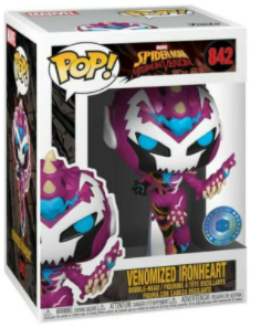 Funko Pop! #842 Spider-Man Maximum Venom Venomized Ironheart (Pop in a Box Exclusive)