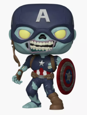 Funko Pop! #949 What If...? Zombie Captain America (Gamestop Exclusive) JUMBO