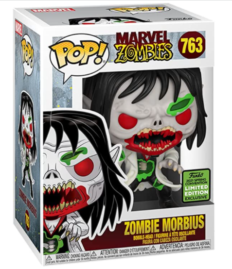 Funko Pop! #763 Marvel Zombies Morbius (Funko 2021 Spring Convention Limited Edition Exclusive)