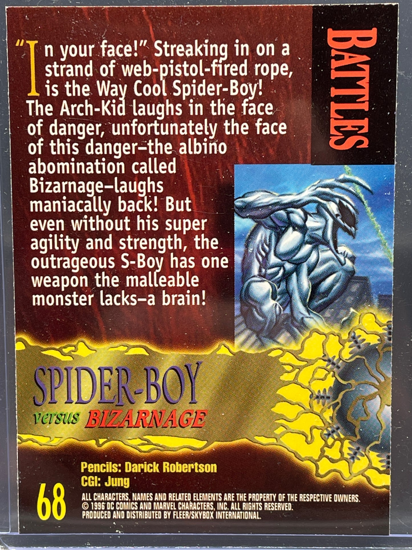 DC/Marvel Amalgam #68: Spider-Boy Trading Card