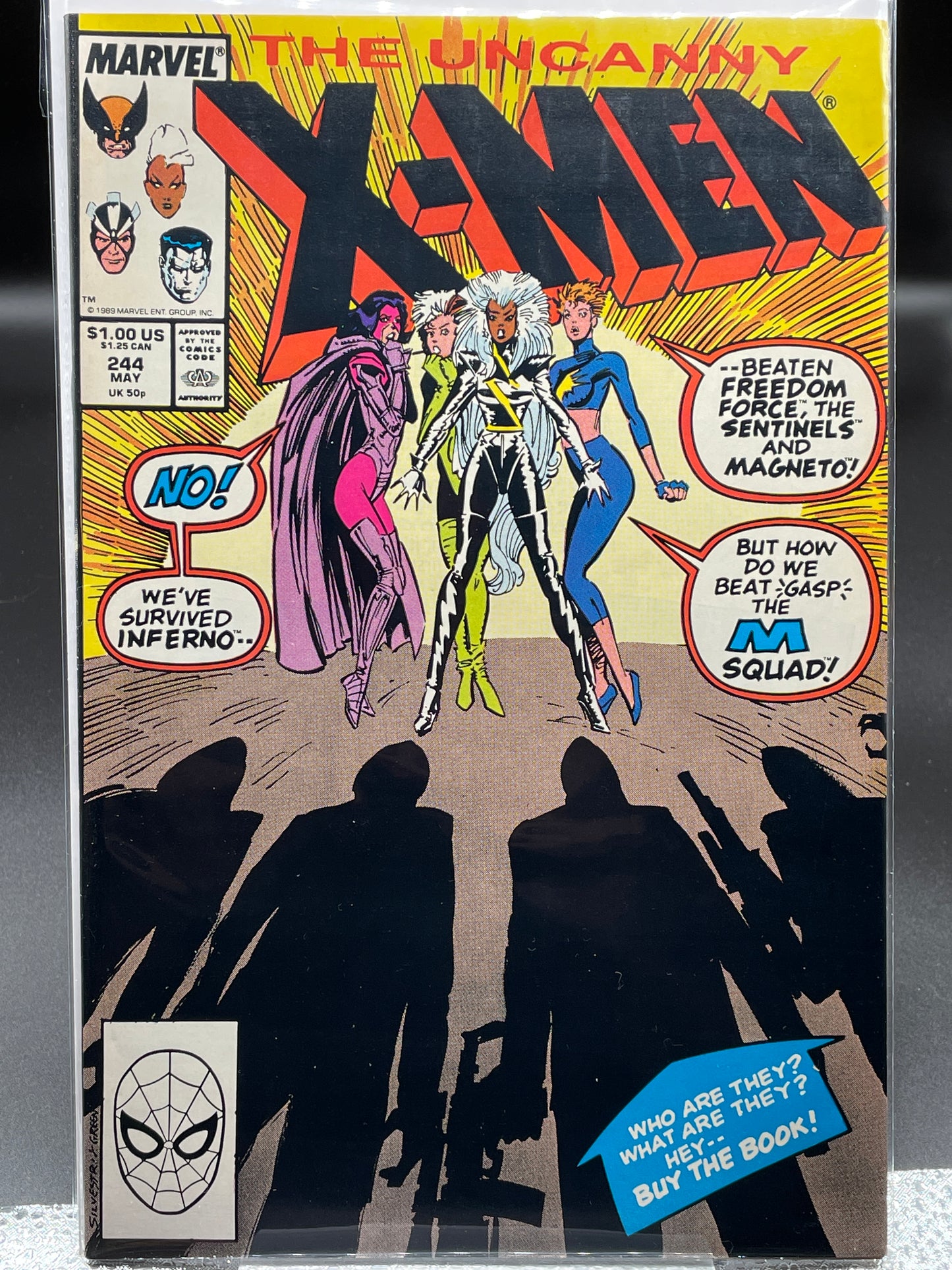 Uncanny X-Men #244 (First Appearance of Jubilee) Direct Edition