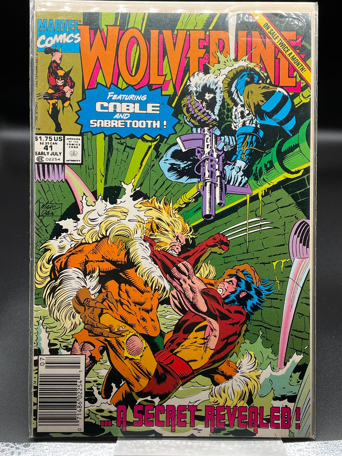 Wolverine #41 feat: Sabretooth & Cable (Newsstand Edition)