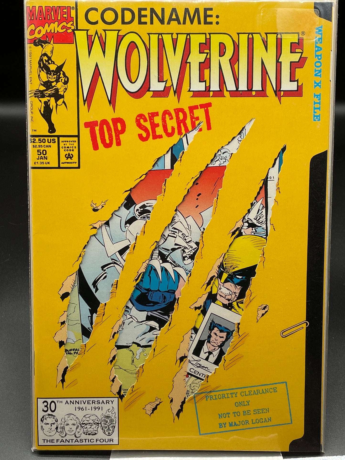 Wolverine #50 Die-Cut cover (Direct Edition)