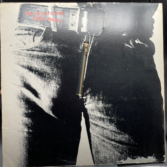 Rolling Stones: Sticky Fingers Vinyl LP - Working Zipper