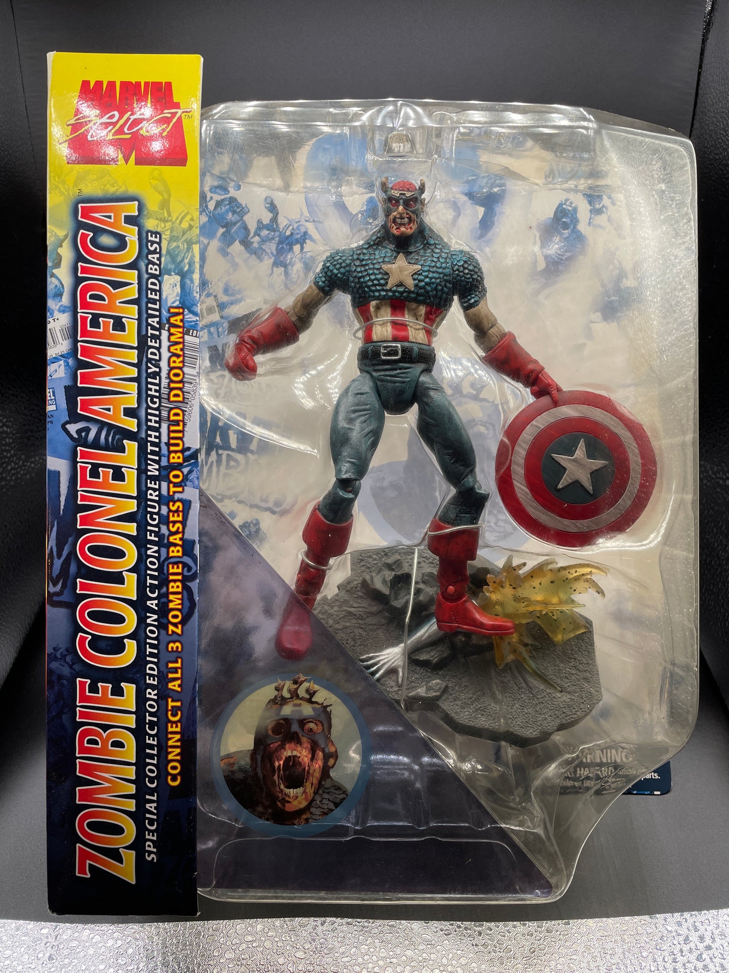 Marvel Zombies Colonel America Action Figure (Still in box)