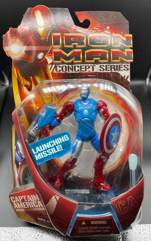 Iron Man Concept Series: Captain America Action Figure (Still in box)