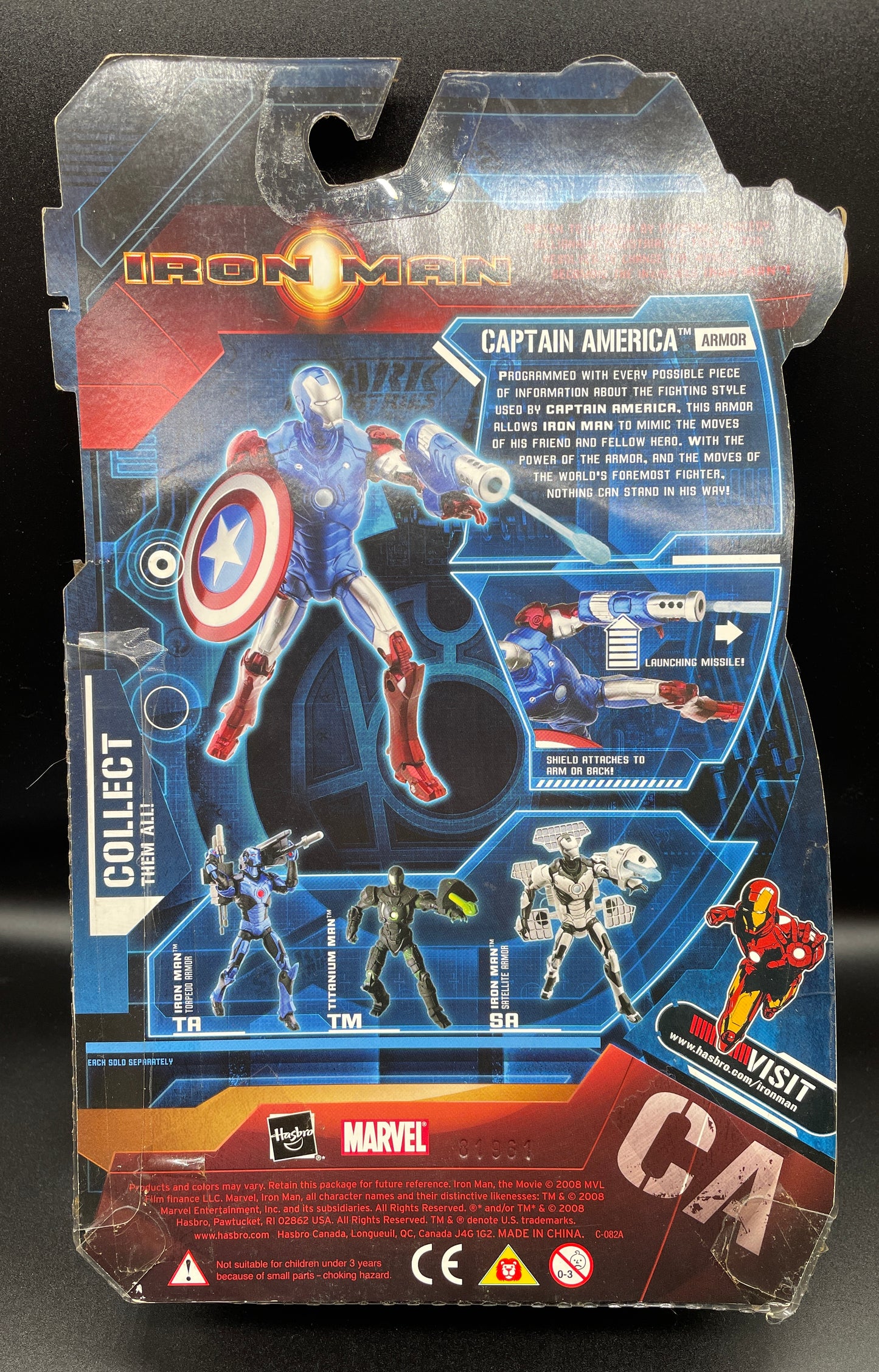 Iron Man Concept Series: Captain America Action Figure (Still in box)