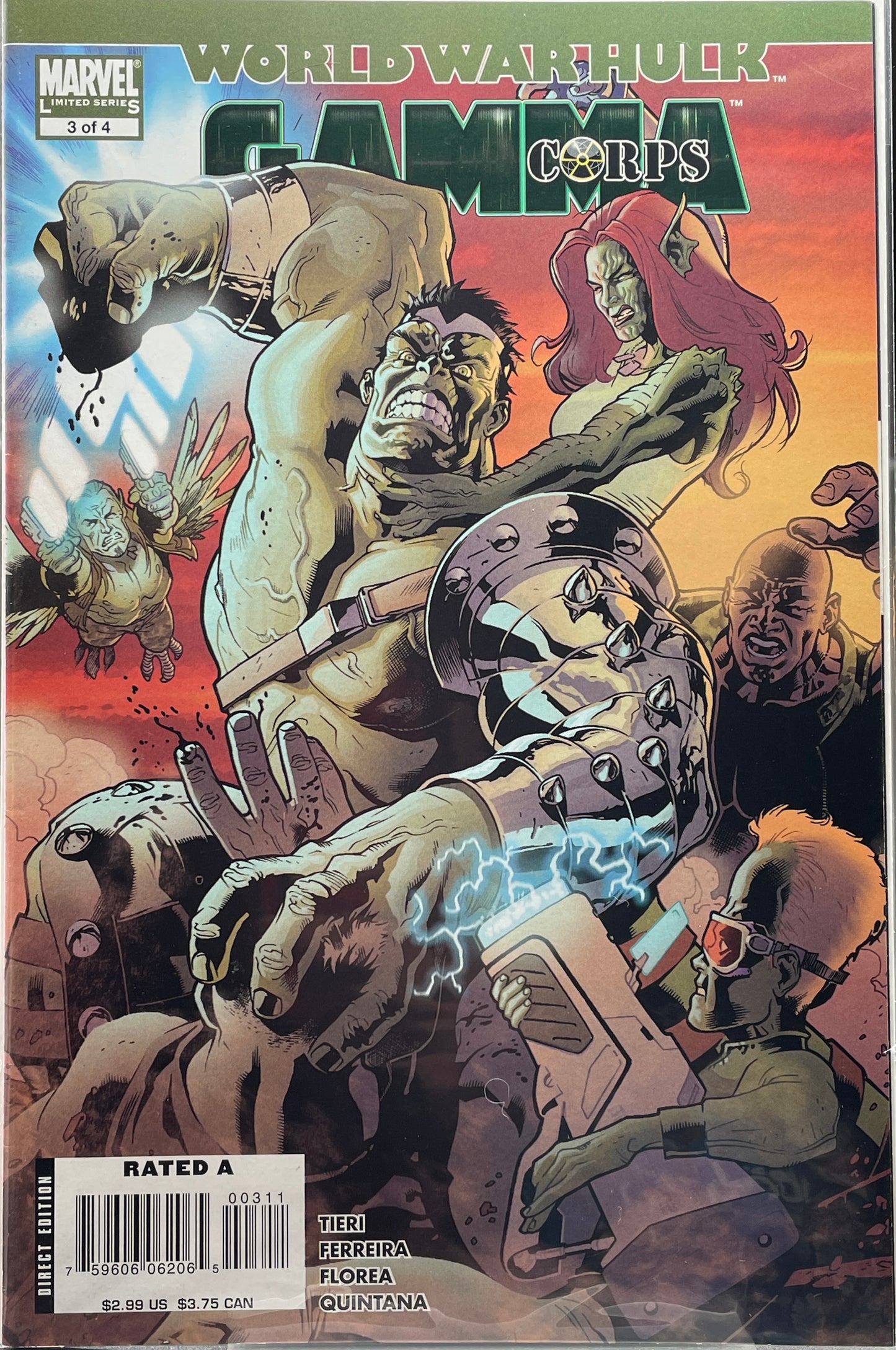 World War Hulk: Gamma Corps #3 of 4 (Direct Edition)