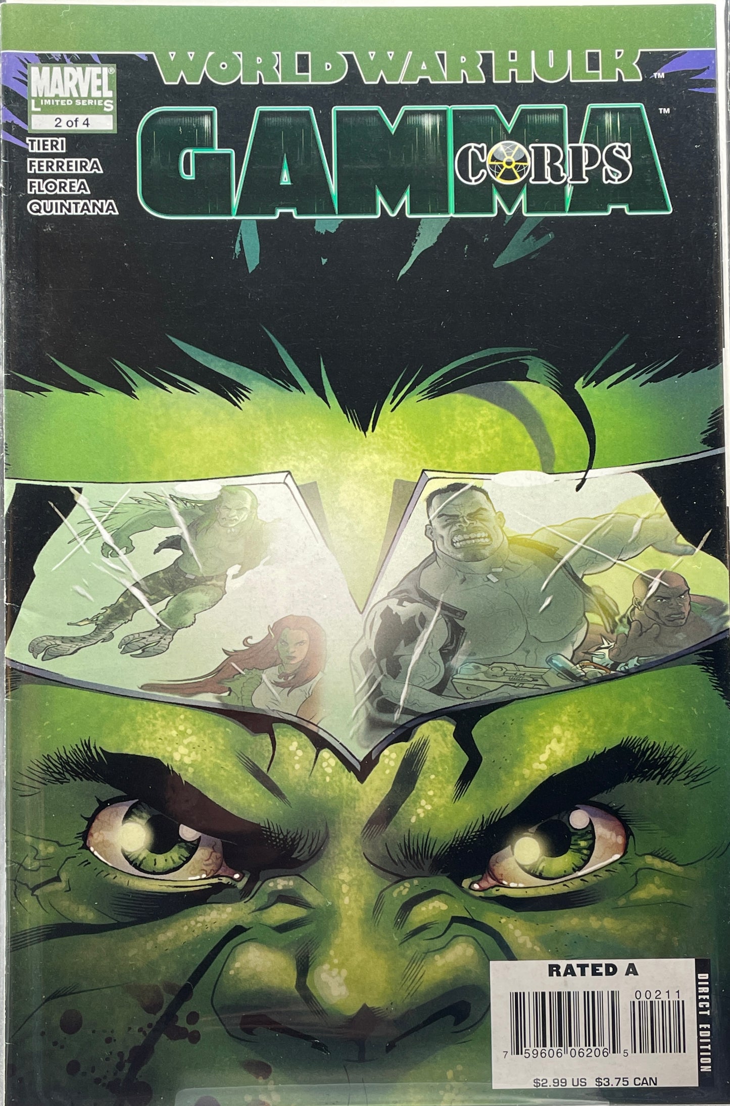 World War Hulk: Gamma Corps #2 of 4 (Direct Edition) (Clearance)