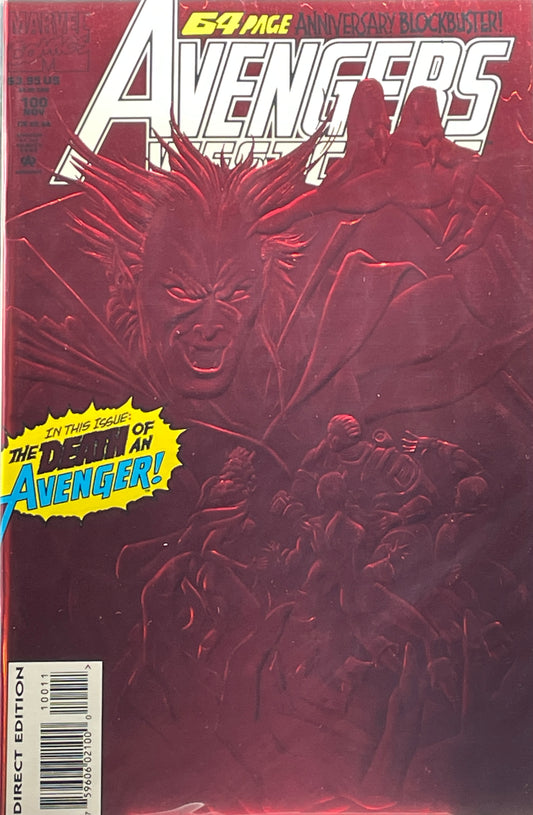Avengers West Coast #100 (Direct Edition) Red Foil Cover