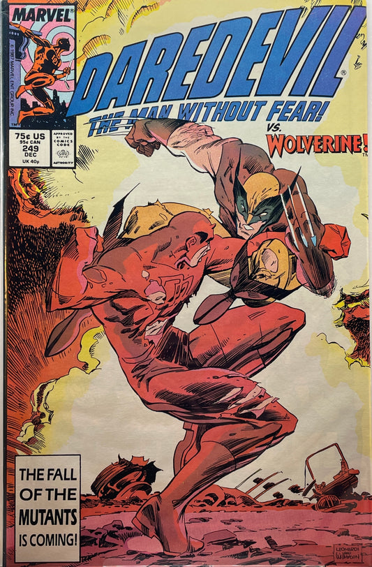 Daredevil #249 vs Wolverine (Direct Edition) Clearance