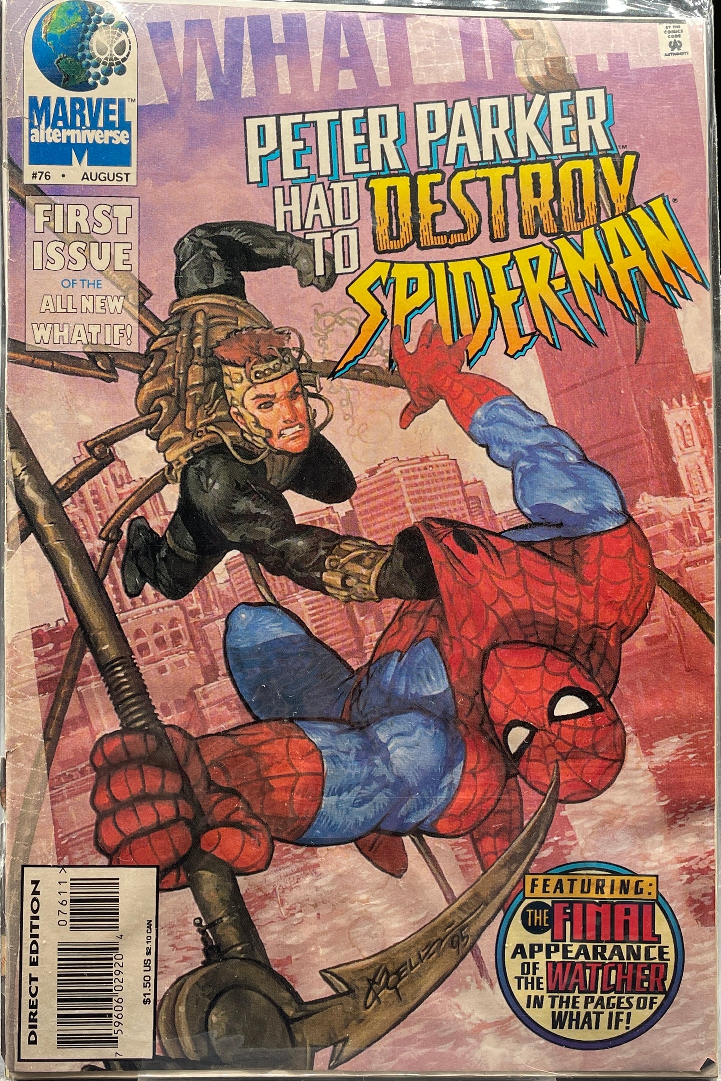 What if...? #76: What if Peter Parker had to destroy Spider-Man? (Direct Edition) (Clearance)