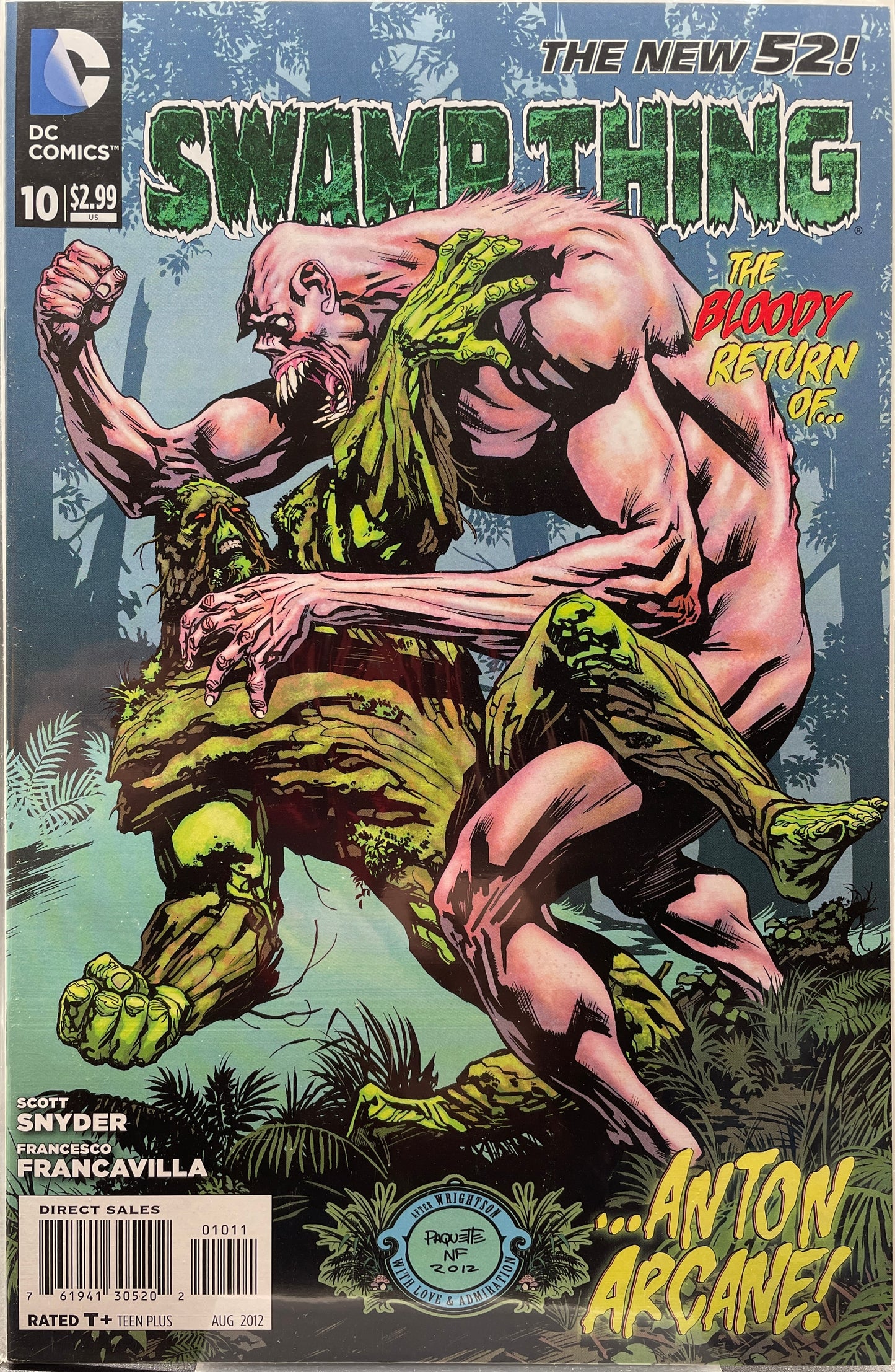 Swamp Thing #10 (New 52) (Direct Edition)